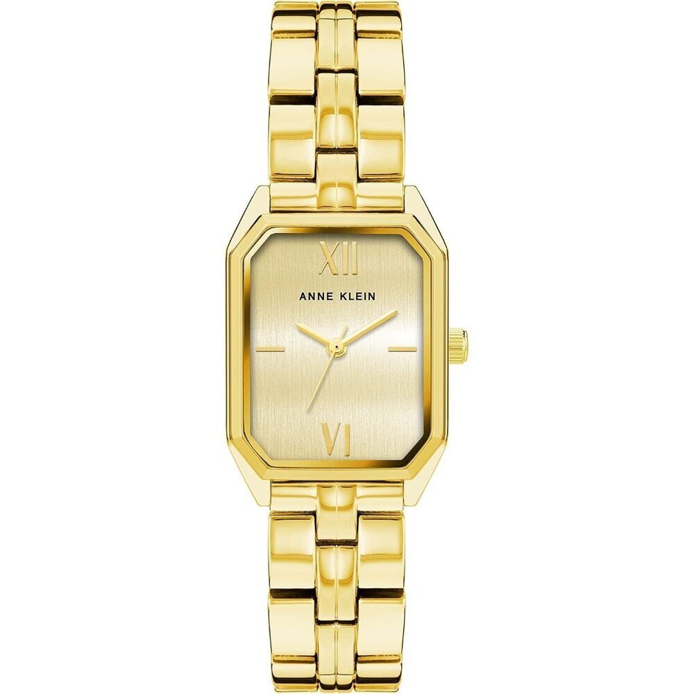 Women's Gold Stainless Steel Water Resistant Bracelet Adjustable Watch